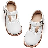Otter MOMO Toddler Little Girls Oxford Shoes Mary Jane Flat T-Strap School Uniform Party Dress Shoes