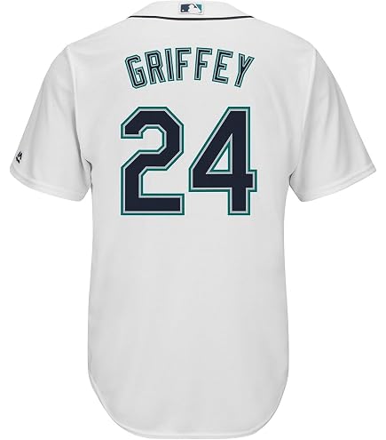 Amazon.com: Ken Griffey Jr. Seattle Mariners #24 MLB Kids Youth 4