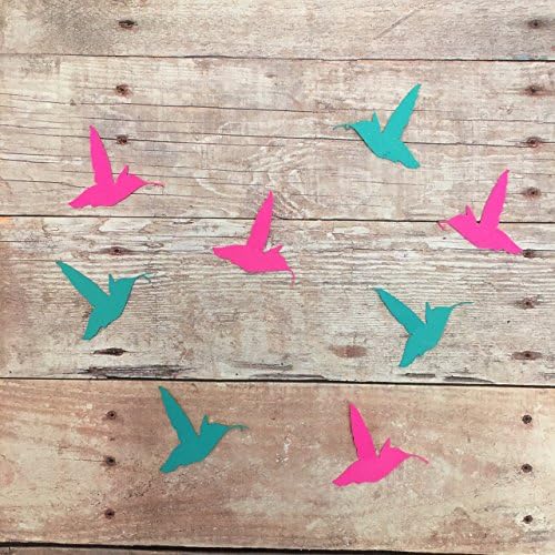Hummingbird Confetti, Bird Decorations, Bird Party Supplies, Animal Theme, Table Scatter, Bird Theme, Hummingbird Theme, Garden Party, Bird Cut Out