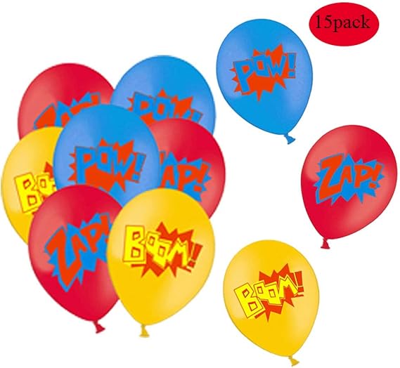 31 Packs Caicainiu Superhero Birthday Decor Set Joyeux Anniversaire Banniere Et Ballons Ballons De Baudruche Cuisine Maison