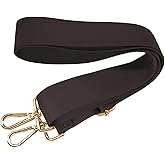 S&loyoe Soft Solid Color Purse Straps Replacement Crossbody Bag Strap Adjustable Wide Guitar Straps for Handbags 1.5inch