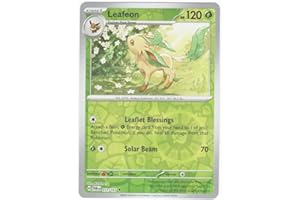 POKÉMON Pokemon – Leafeon 011/167 – Twilight Masquerade – Reverse Foil Card – Rev Holo