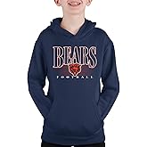 Team Fan Apparel NFL Youth Overtime Blueprint Football Fleece Hooded Sweatshirt, For Boys and Girls, Pro Hoodie Pullover