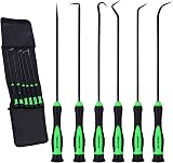 SWANLAKE Pick and Hook Set 6PCS CR-V + CV Shaft Heavy Duty Hooks Gasket Pick Kit