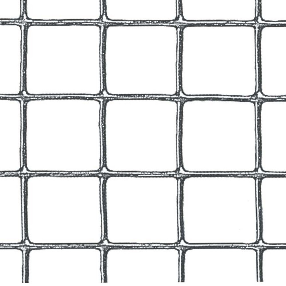 Verdemax 9031 0.5 x 5 m Galvanized Metal Square Net Roll - Grey