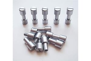 5AFASHION SICODA 10 Sets/lot Corby Bolts and Nuts Fasteners,EDC Knives Maker Screws,Tactics Lock Rivet Pins,DIY Knife Handle Fastener Revits (Stainless Steel)
