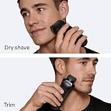 Braun Series 3 300BT Shaver Grey Dry Wet 3 Flexible Blades Beard Trim 5 Combs view 4