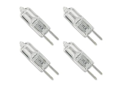 Lunartec Halogen Leuchtmittel: Halogen-Stiftsockellampe 12 Volt, GY6.35, 16 Watt, 4er-Pack (Glühbirnen GY6.35)