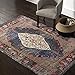 Rivet Distressed Color Medallion Area Rug, 5' 3