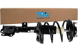 TRQ Front Right Complete Strut & Coil Spring Assembly Passenger Side Compatible with 2011-2019 Mitsubishi Outlander Sport