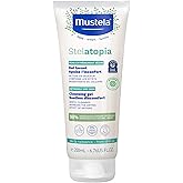 Mustela Stelatopia Eczema-Prone Skin Cleansing Gel - Baby Face & Body Wash with Natural Avocado & Sunflower Oil - Fragrance-Free & Tear Free - 6.76 fl. oz.