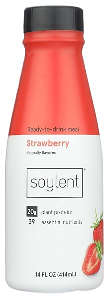 SOYLENT COMPLETE MEAL REPLACEMENT SHAKE, STRAWBERRY, 20G COMPLETE...
