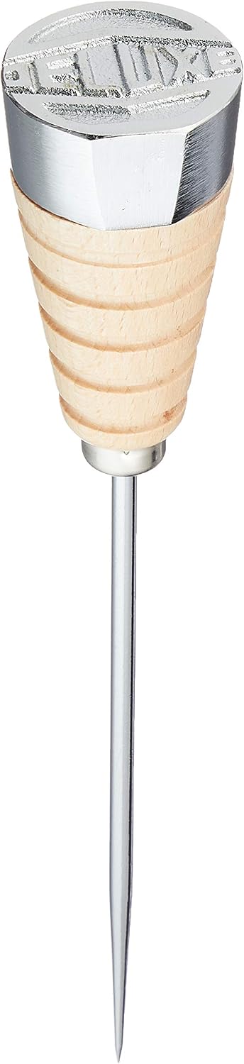 Beehive Handle Deluxe Ice Pick 230mm 18/8 Stainless Steel Alloy Head Ice Carving Made in Japan, White