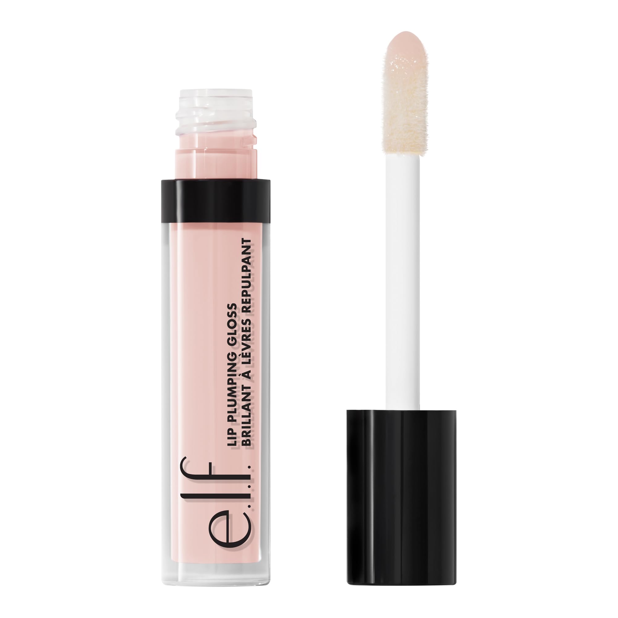 Photo 1 of e.l.f. Lip Plumping Gloss, High-Shine Sheer Color, Hydrates & Creates Fuller Lips With Vitamin E, Vegan & Cruelty-Free, Pink Paloma, 0.1 Fl Oz