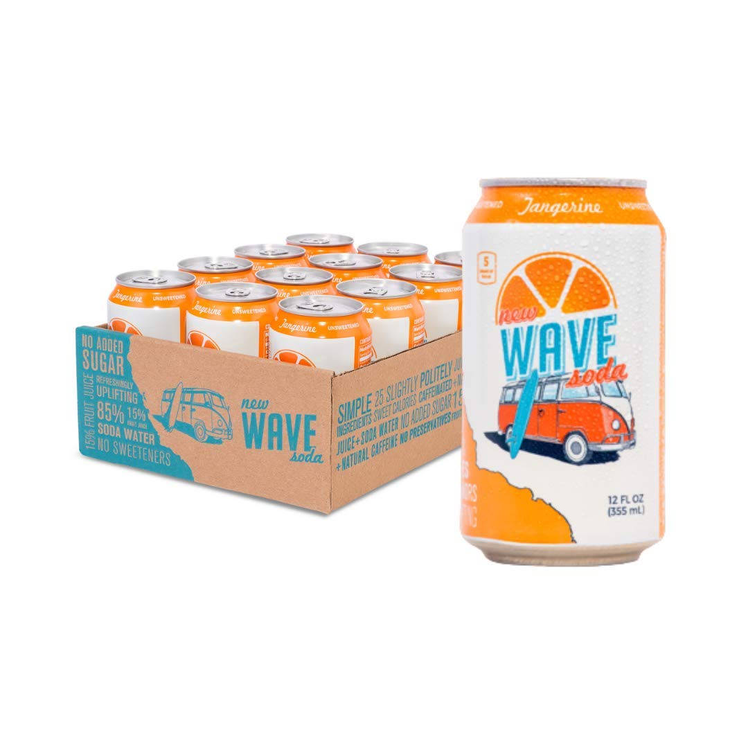 Buy New Wave Natural Sparkling Soda Water Sweetened with Real Fruit