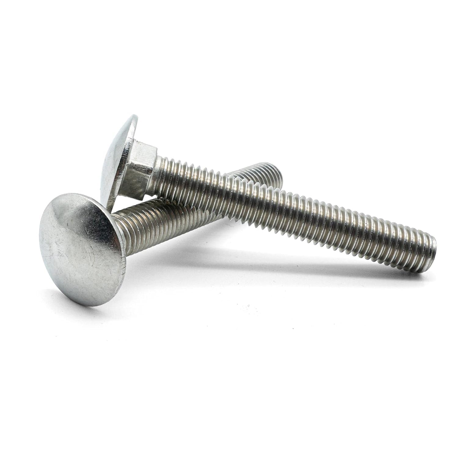 AHCM6 6mm x 30mm A2 Stainless Steel Cup Square Carriage Bolts Without Nuts (Pack of 50 Coach Bolts)