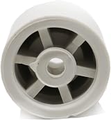 fiXte 2x Medium Rubber Door Stopper 28mm White Wall Floor Mount Bump Stop view 4