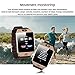321OU Bluetooth Smart Watch Phone DZ09 with Camera Pedometer Support SIM Card TF Card for iPhone IOS Samsung LG Android Smartphones (Black)