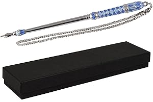 Zion Judaica Silver Plated Yad Torah Pointer with Enamel (Blue)