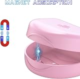 ARGOMAX Retainer Case with Magnetic Closure Pink ABS Hard Shell view 3
