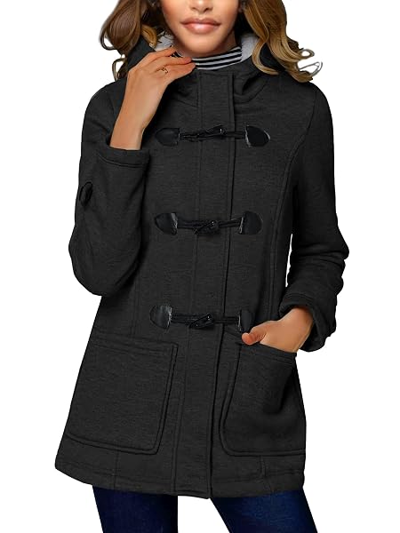 STOLKISS WOMEN’S WINTER JACKETS COTTON COAT WITH HOOD...