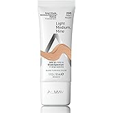 Almay Skintone Matching Foundation, Smart Shade Face Makeup with SPF 15, Hypoallergenic, Oil-Free, Dermatologist-Tested, 200 Light Medium Mine, 1 fl oz
