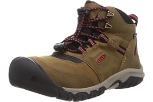 KEEN mens Ridge Flex Mid Height Waterproof Leather Hiking Boots