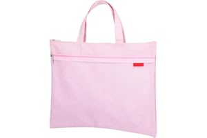 Needlepoint Project Bag 13.6" x 11" Mesh Zipper Pouch Double Pocket Waterproof Carrying Bag with Handle for Sewing Organizer 