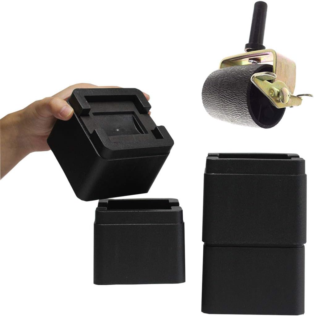 Muhome 3 Inch Heavy Duty Bed Risers Durable and Stackable Bed Lifts