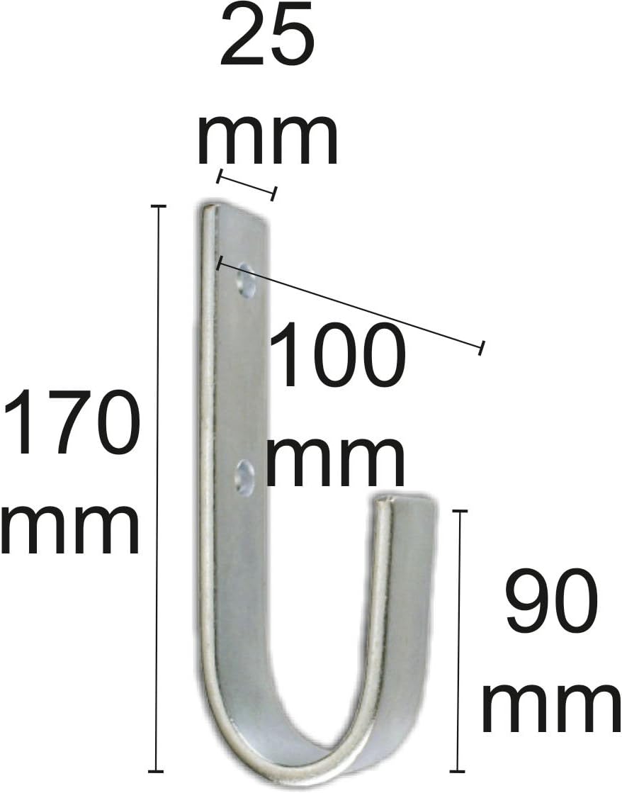 CONNEX DY222013 Wallhook 25x170x90x110 z p 40kg, 25 x 170 x 90 x 110mm - Image 4