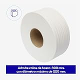 Jofel Smart Medium Toilet Roll Holder White 300 m ABS view 6