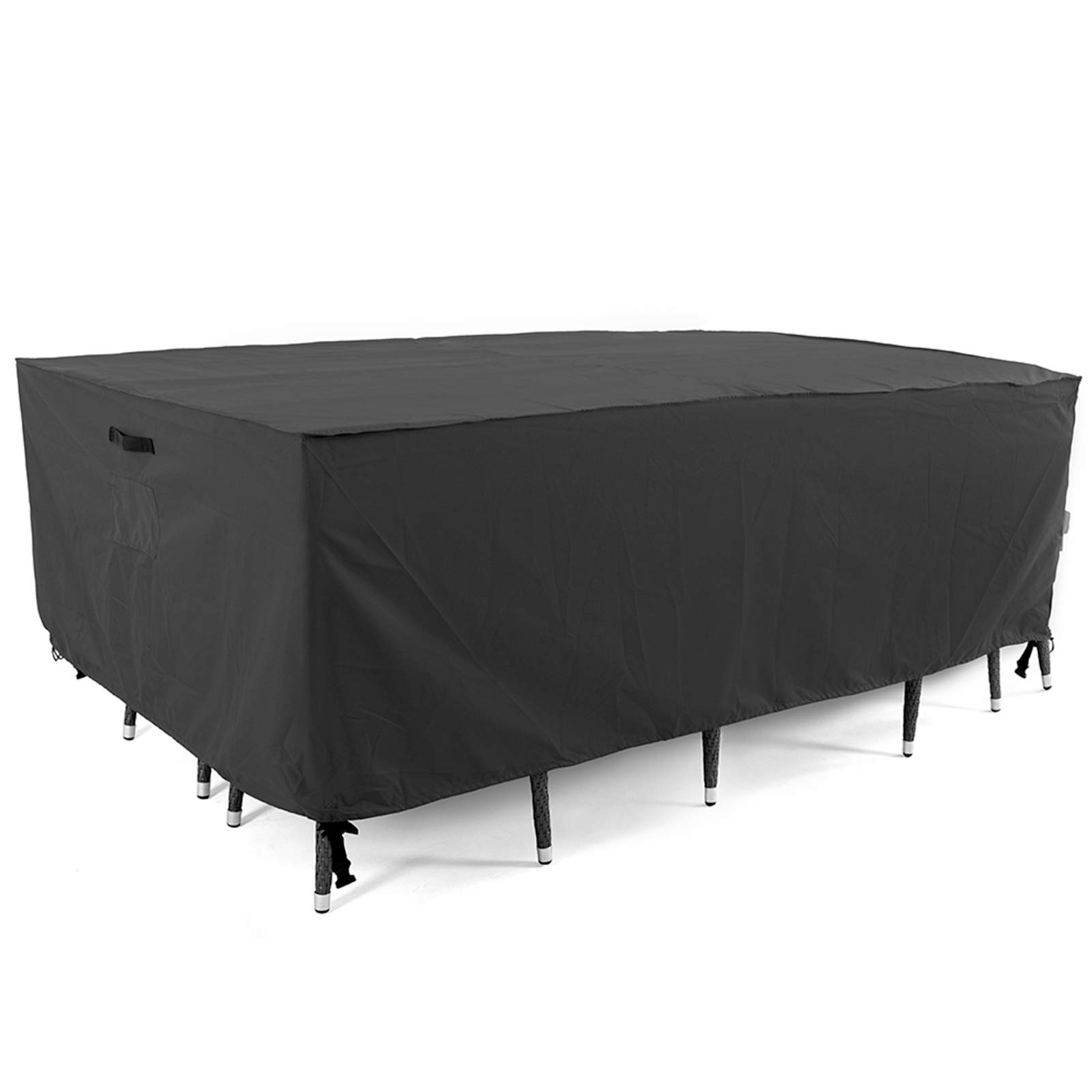 Tempera Patio Furniture Cover, Waterproof, Tear-Resistant, UV Resistant Outdoor Table, Sofa, Sectional Cover, Space Grey, 86x44 inches