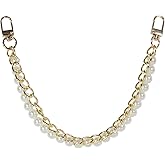 Purse Chain Extender, Double Stainless Steel Straps, Short Handle Replacement for Handbags Purses and Wallets