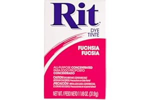 CRAFT COUNTY All Purpose Concentrated Rit Dye Powder Single Pack for Clothing, Décor, and Crafts – Fuchsia
