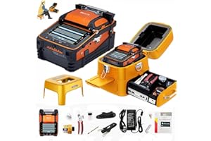 D YEDEMC SM&MM Six Motor Core Alignment Fiber Fusion Splicer Automatic FTTH Fiber Optical Welding Splicing 5S Heating 15S (Ai-9)