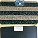 Gardenbyrd – Door Mats Outside Made with Plastic Doormat Grass Fibers, Black, Tan, 18 x 30