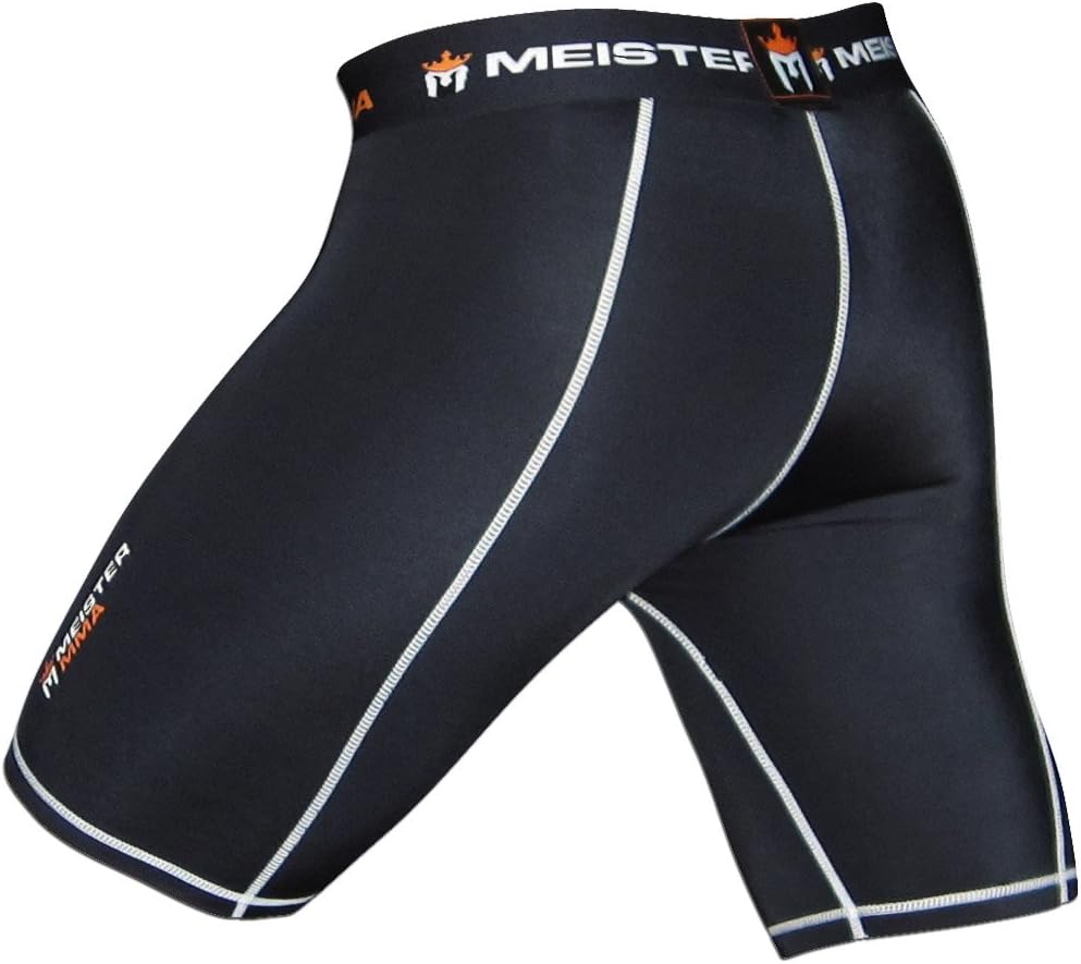 Meister MMA Compression Rush Fight Shorts w/Cup Pocket : Clothing