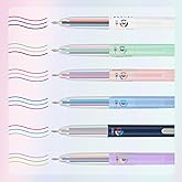 3-in-1 Multicolor Gel Pens, 18 Colors Ballpoint Pen, 0.5mm Gel Pens Fine Point Smooth Writing Pens 6PCS, Cute Nurse Pens Retractable Pens for Dairy, Office, Home, Journaling, Note-Taking, Teacher