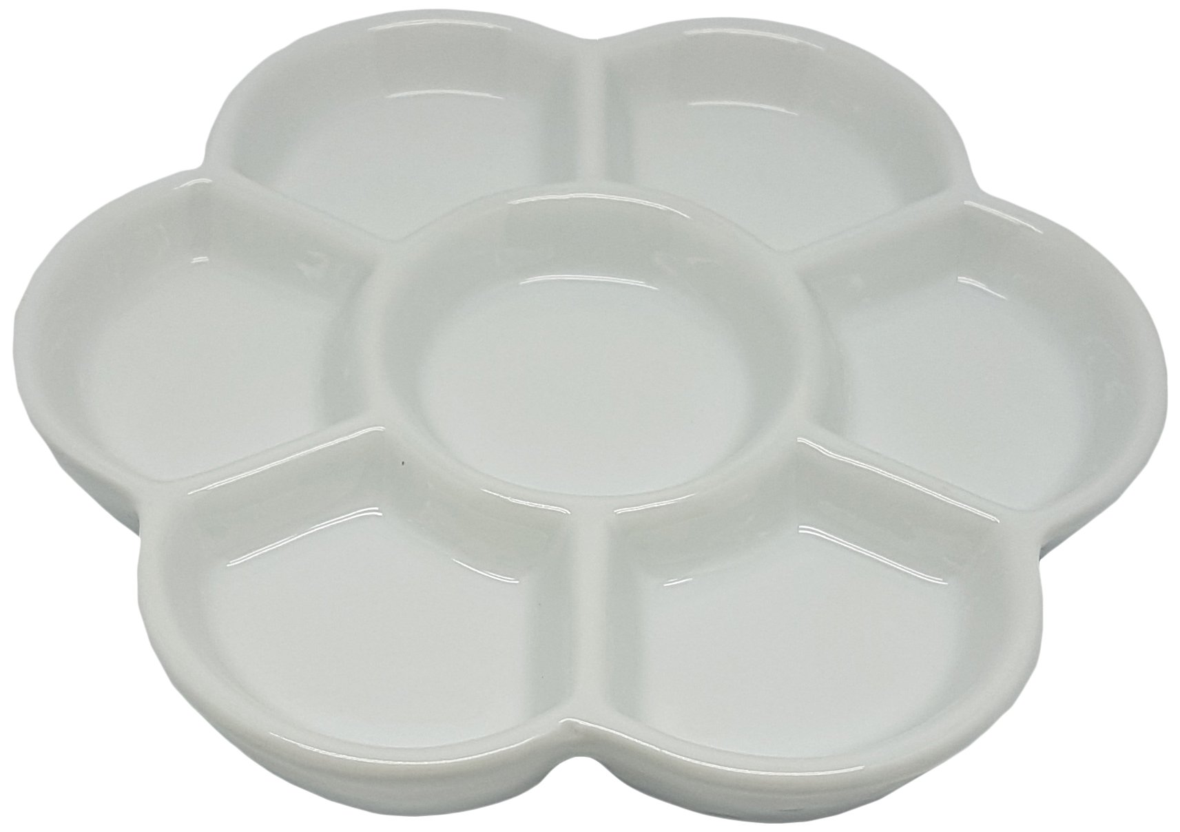 West Porcelain 7 Well Daisy Mixing Tray 6"