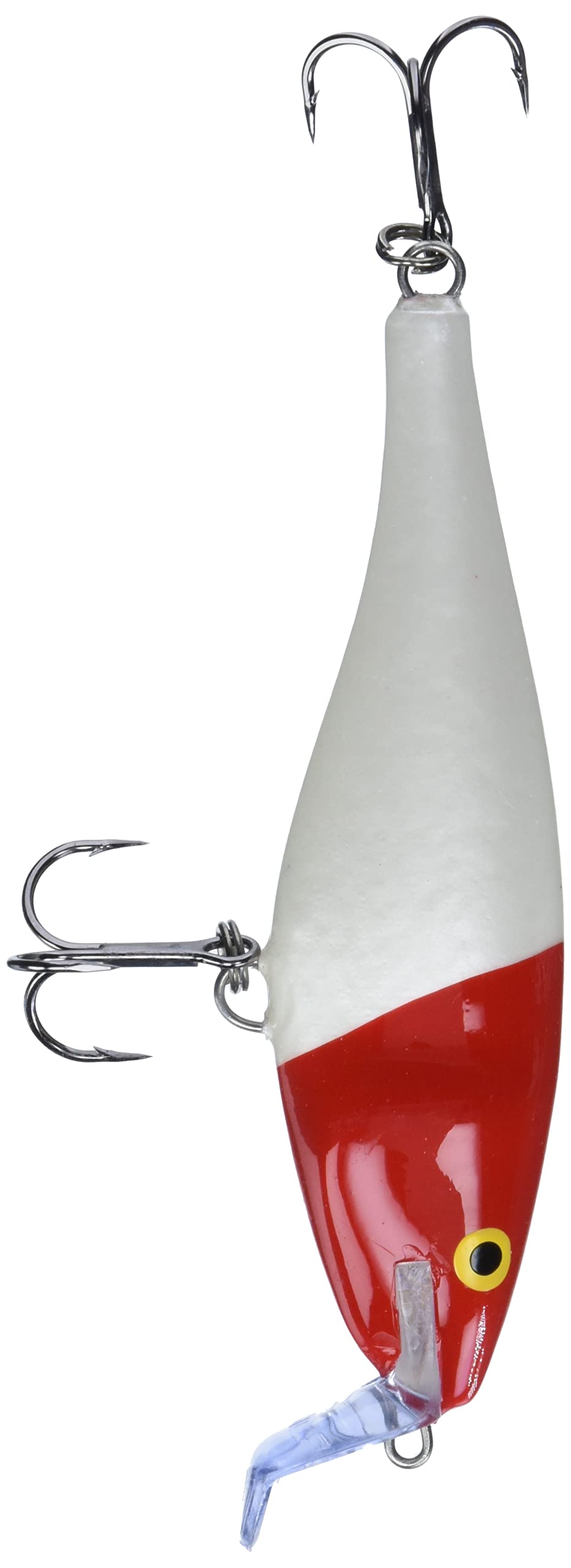 Rapala Super Shad Rap Lure with Two No. 3/0 Hooks, 1.5-2.7 m Swimming Depth, 14 cm Size, Red Head