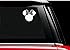 Decor Vinyl Store Minnie Mouse Polka Dot Bow Decal - Automobile Window Decal 5" Wide X 4.8" Tall