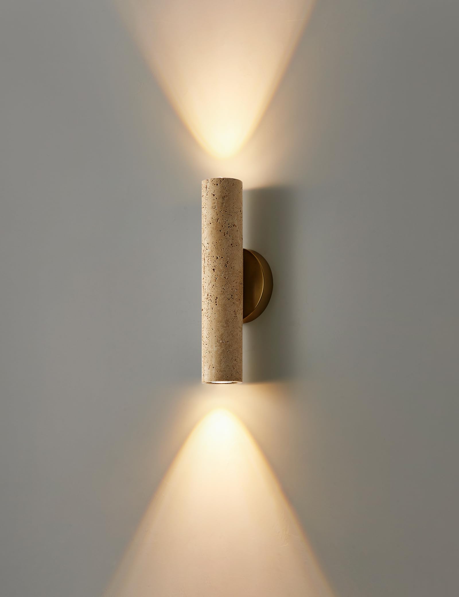 Photo 1 of *Damage item/ chipped* LVLVlech Nordic Style Stone Wall lamp, Natural Marble lampshade up and Down Light, Alabaster Wall Sconce,Indoor Wall lamp, Dining Hallway, Study, Home Lighting Decoration (12.59)