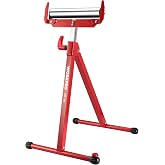 WORKPRO Folding Roller Stand Height Adjustable, Heavy Duty 250 LB Load Capacity, Outfeed Woodworking, 1PC