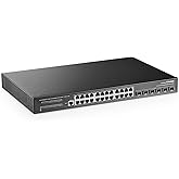 MokerLink 24 Port 2.5G Manged Ethernet Switch with 6x10G SFP, 24 x 2.5G Base-T Ports Compatible with 10/100/1000Mbps, Metal Web L2+ Managed Fanless Network Switch