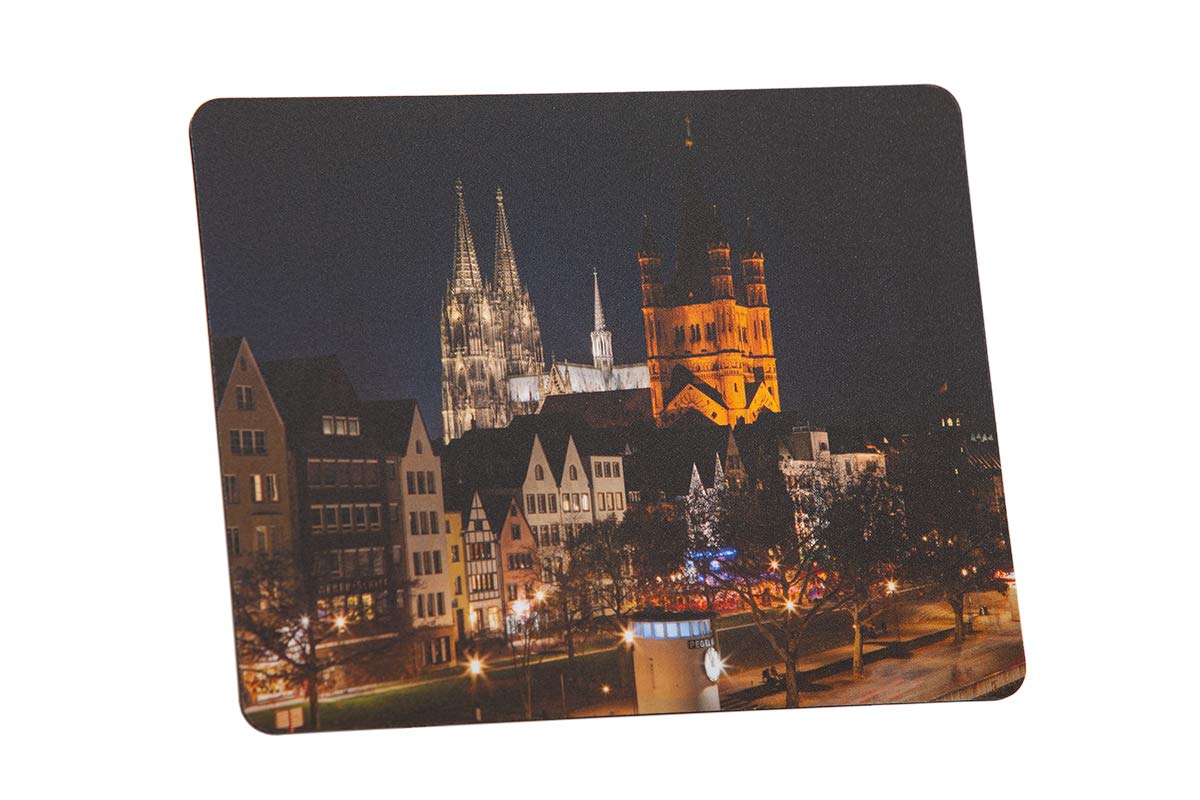 Guido Jakobs Mouse Mat Cologne Cathedral and Old Town Mouse Pad Old Town with Level Tower of Cologne 20109