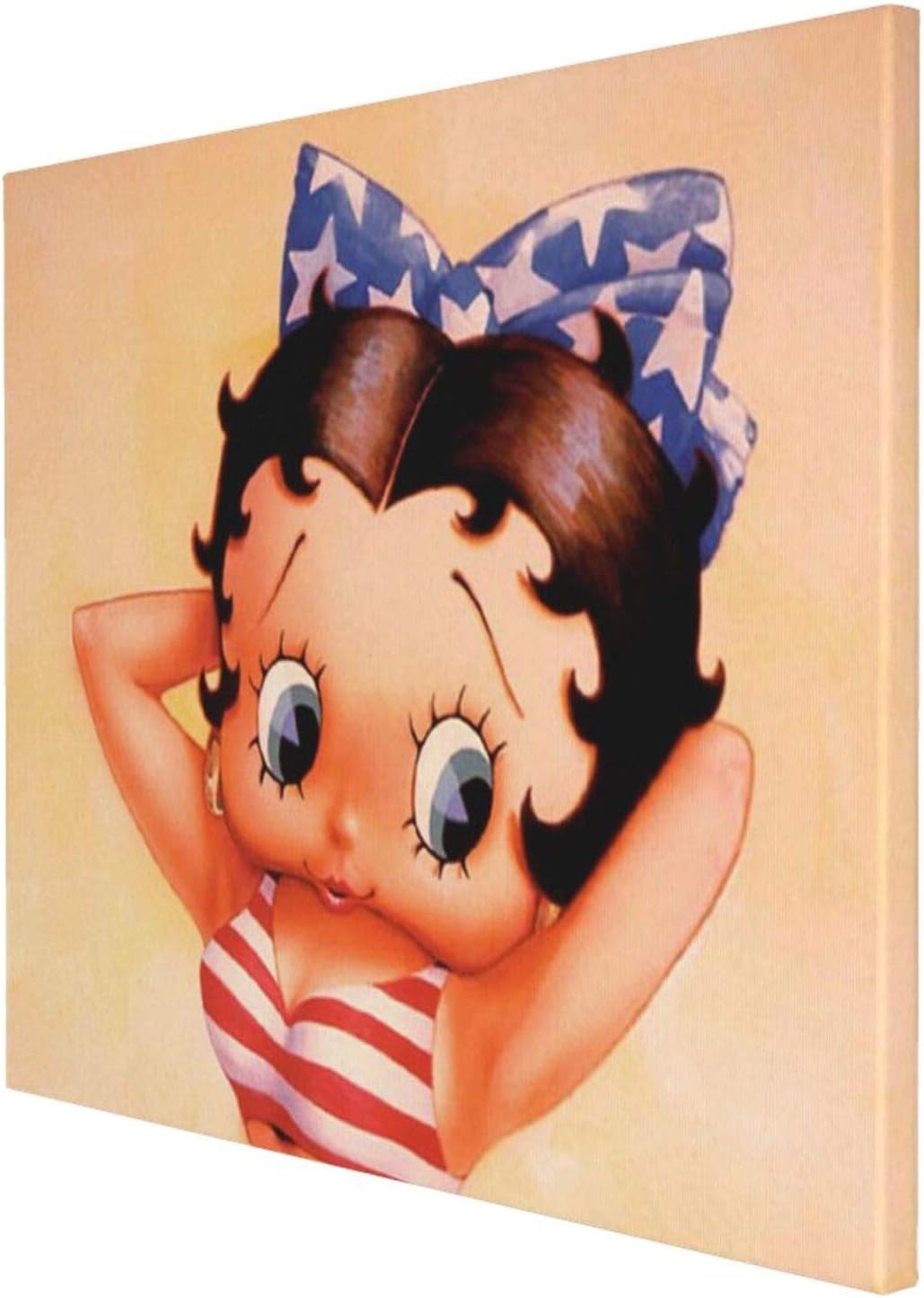 Amazon ベティ ブープ 4 人気フレームレス装飾画 壁掛け リビングルームの装飾 ソファの背景の壁の装飾 クリアな質感 Hd印刷 ひび割れなし スムーズ 無毒で無味 高い引張強度 手作りフレーム アートデコレーション 贈り物 40 50cm 置物 オブジェ オンライン通販