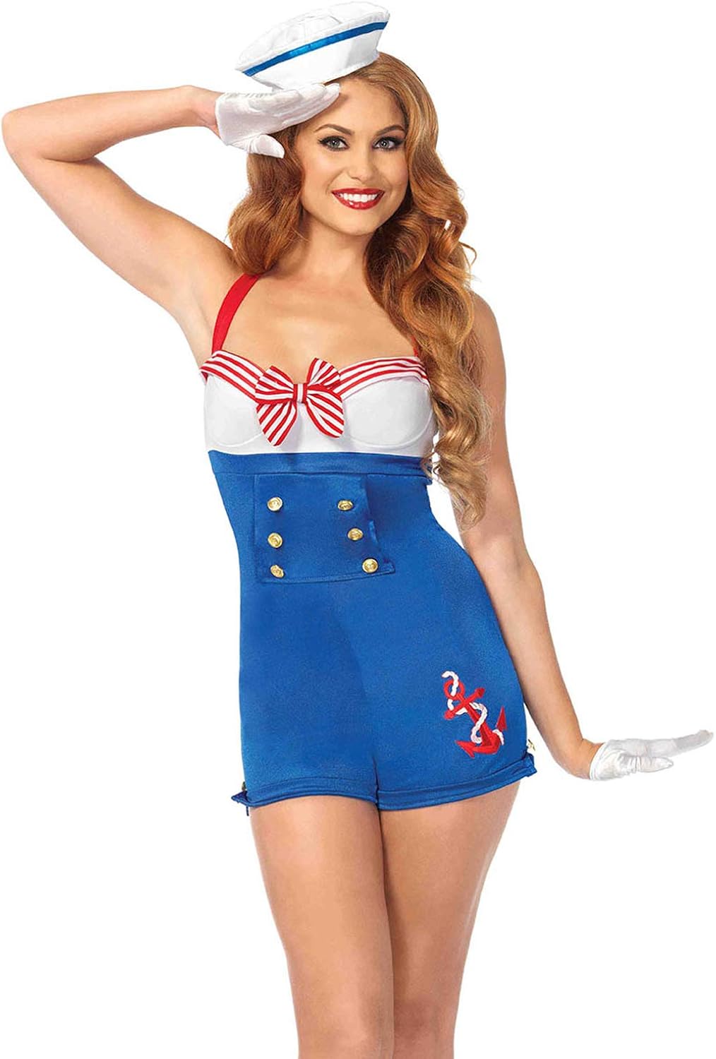 sailor romper womens