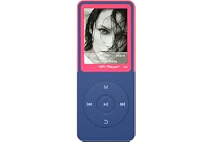 GOPOSOO Mp3 Player,1.8" Classic Mini Portable Walkman Mp3,Digital Audio Music Mp3 Player for Kids with Bluetooth 5.0,Video Play,FM Radio,E-Book,Recording Etc,Digital HiFi Sound Music Play up to 50 Hours…
