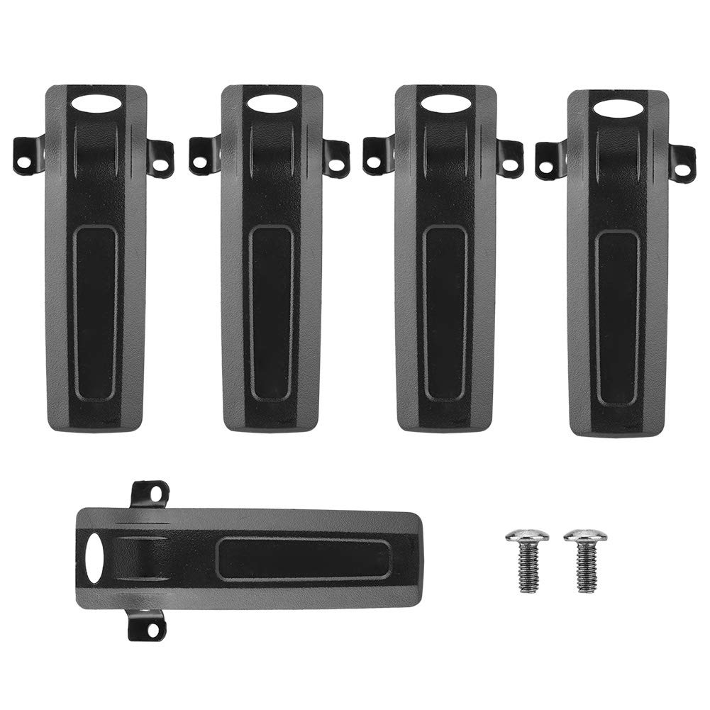 UV82 Replacement Belt Clip 5Pcs Walkie Talkie Back Clip Set Two Way Radio Waist Belt Clip Applicable For UV82 Original Belt Clip