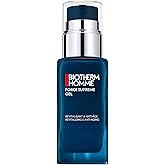 Biotherm Force Supreme Gel, a Revitalizing & Anti-Aging Gel Cream for Men with Pro-Xylane and Blue Algae for Firmer Skin and Suppler Skin, Anti-Aging Skincare(Pack of 1)